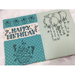 Stickdatei - ITH Geburtstags Mug Rug